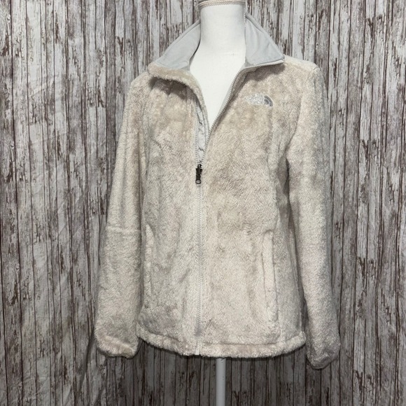 The North Face Cream Teddy Bear Fleece Jacket | Medium | EUC - Picture 1 of 13